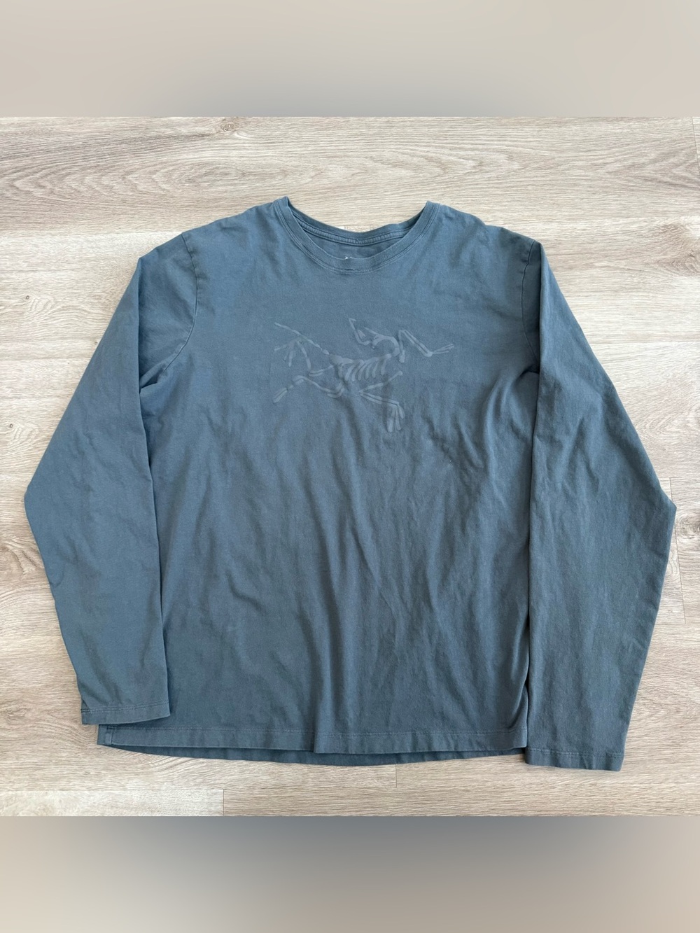 Arc'Teryx Men's 2XL Archaeopteryx Logo 100% Cotton LS Crewneck T-Shirt RARE 2018